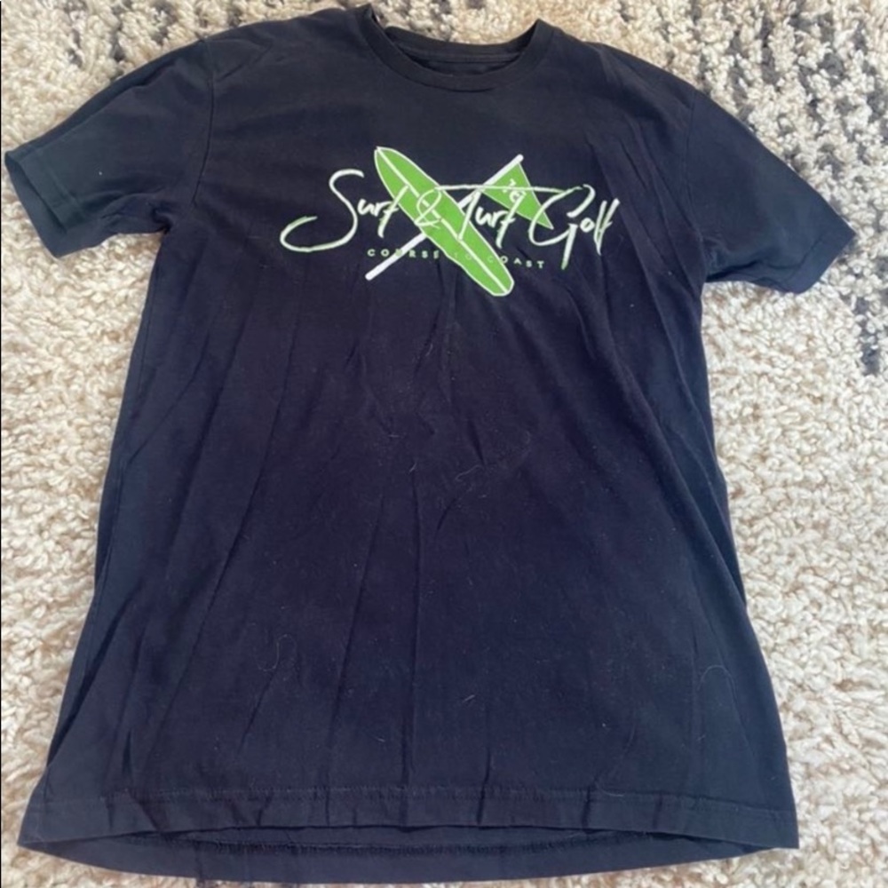 Surf & Turf Golf Graphic T-shirt